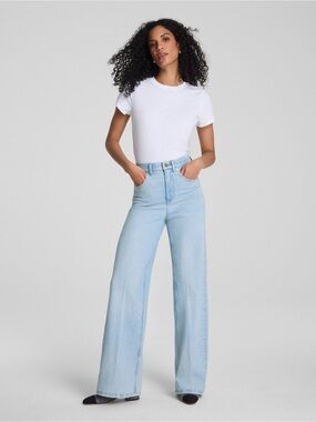NWT! Spanx Authentic 360 Wide Leg Jeans I. Vintage Coastline